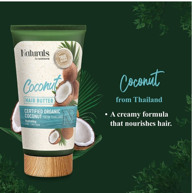 Kem ủ tóc Naturals By Watsons Coconut Hair Butter