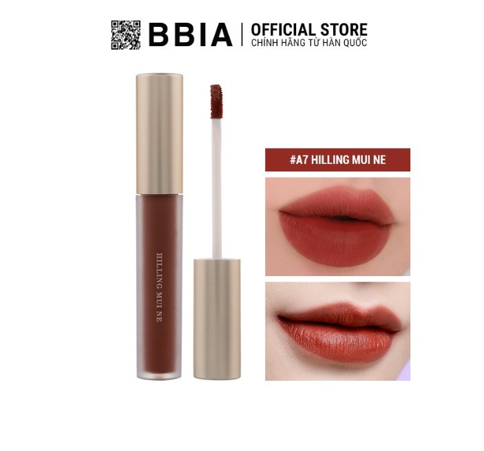 Son kem lì Bbia Last Velvet Lip Tint Asia Edition Version 2
