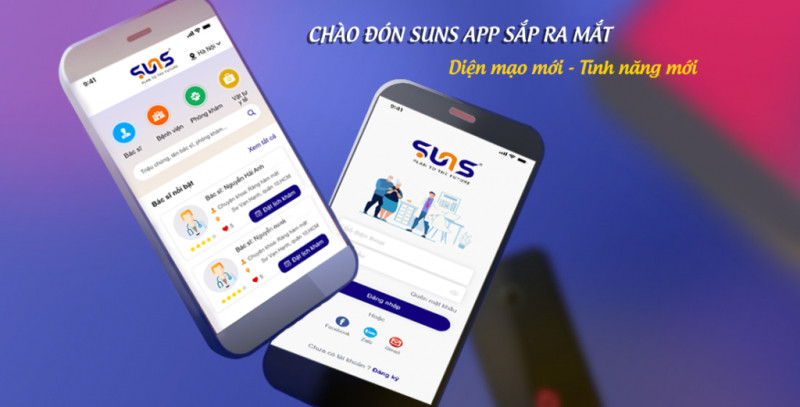 Ứng dụng đặt lịch khám: SUNS App