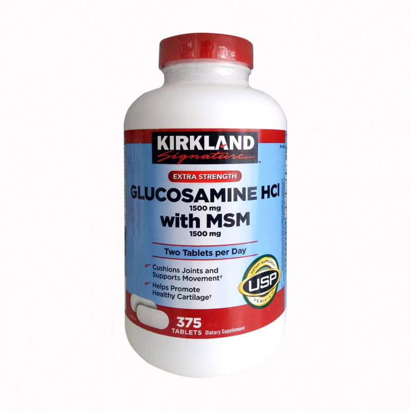 Kirkland Glucosamine HCL 1500mg With MSM 1500mg