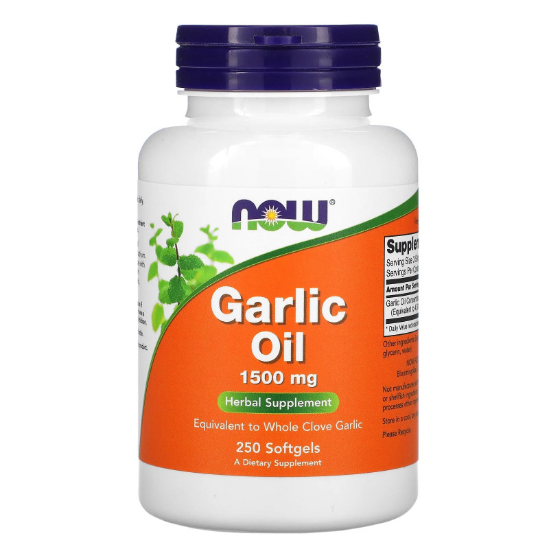 Tinh Dầu Tỏi Now Supplements Garlic Oil 1500mg